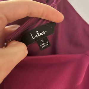 Lulus Paulina purple dress small